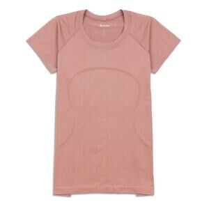 346 - LULULEMON Swiftly Tech Sht-Slve Shirt Hip Lngth in Spiced Chai Sz 20